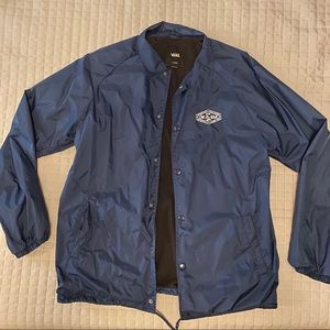 Vans Off The Wall Jacket navy blue windbreaker